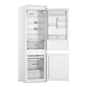 Whirlpool, 268 л, высота 177 см - Интегрируемый холодильник