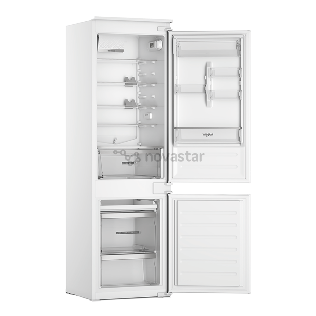 Whirlpool, 268 л, высота 177 см - Интегрируемый холодильник