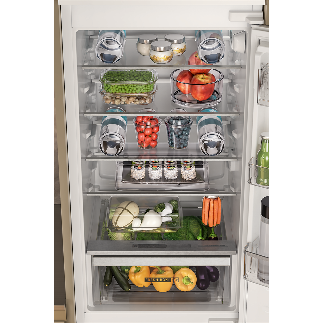 Whirlpool, 268 л, высота 177 см - Интегрируемый холодильник