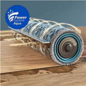 Philips HomeRun 9000 series, wet & dry, pilkas - Dulkių siurblys robotas