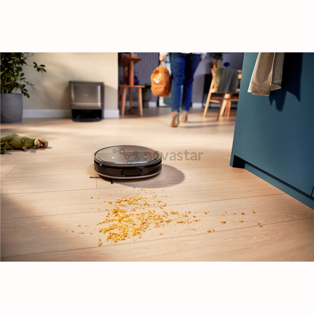 Philips HomeRun 9000 series, wet & dry, pilkas - Dulkių siurblys robotas