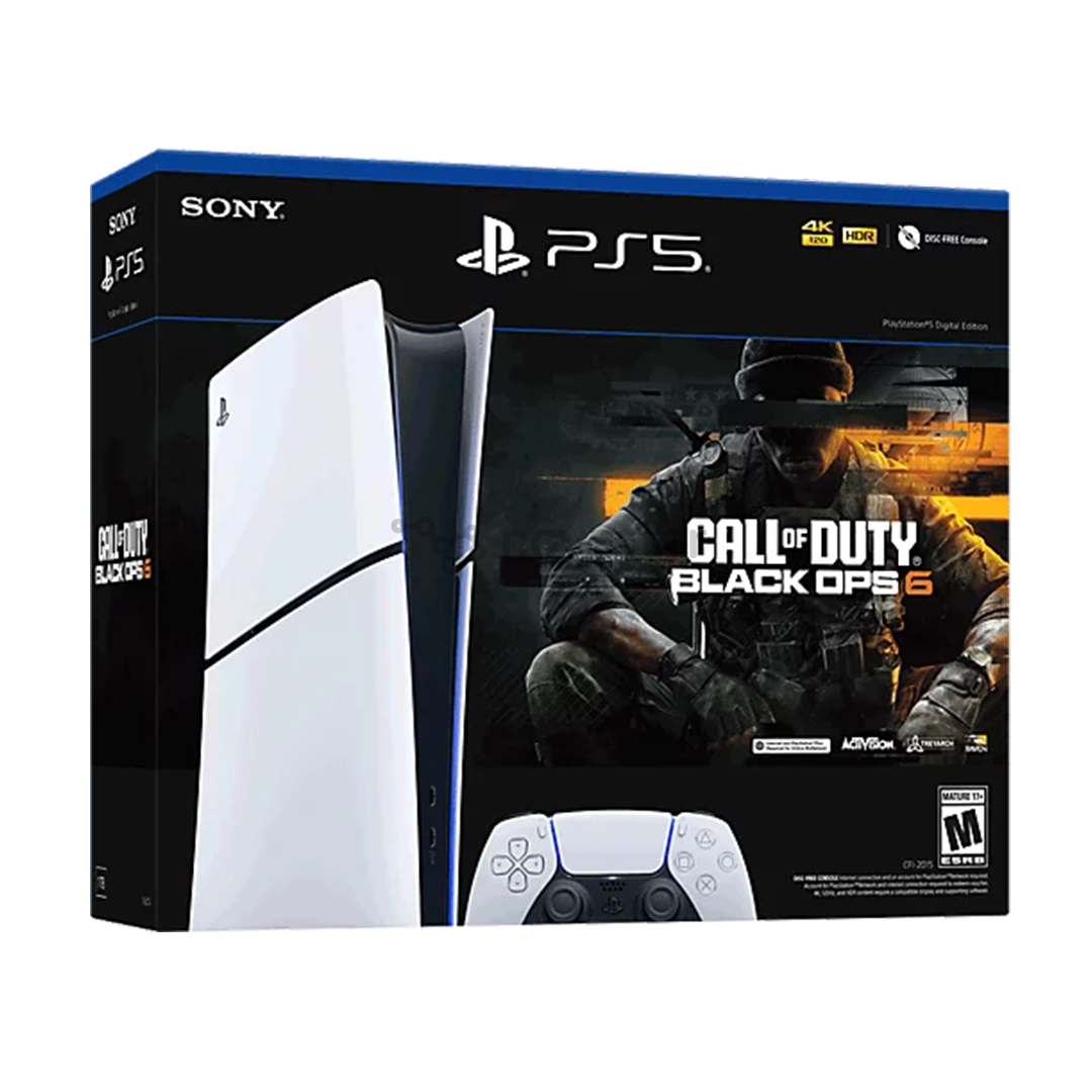 Sony PlayStation 5 Slim Digital + Call of Duty®: Black Ops 6, white - Gaming console