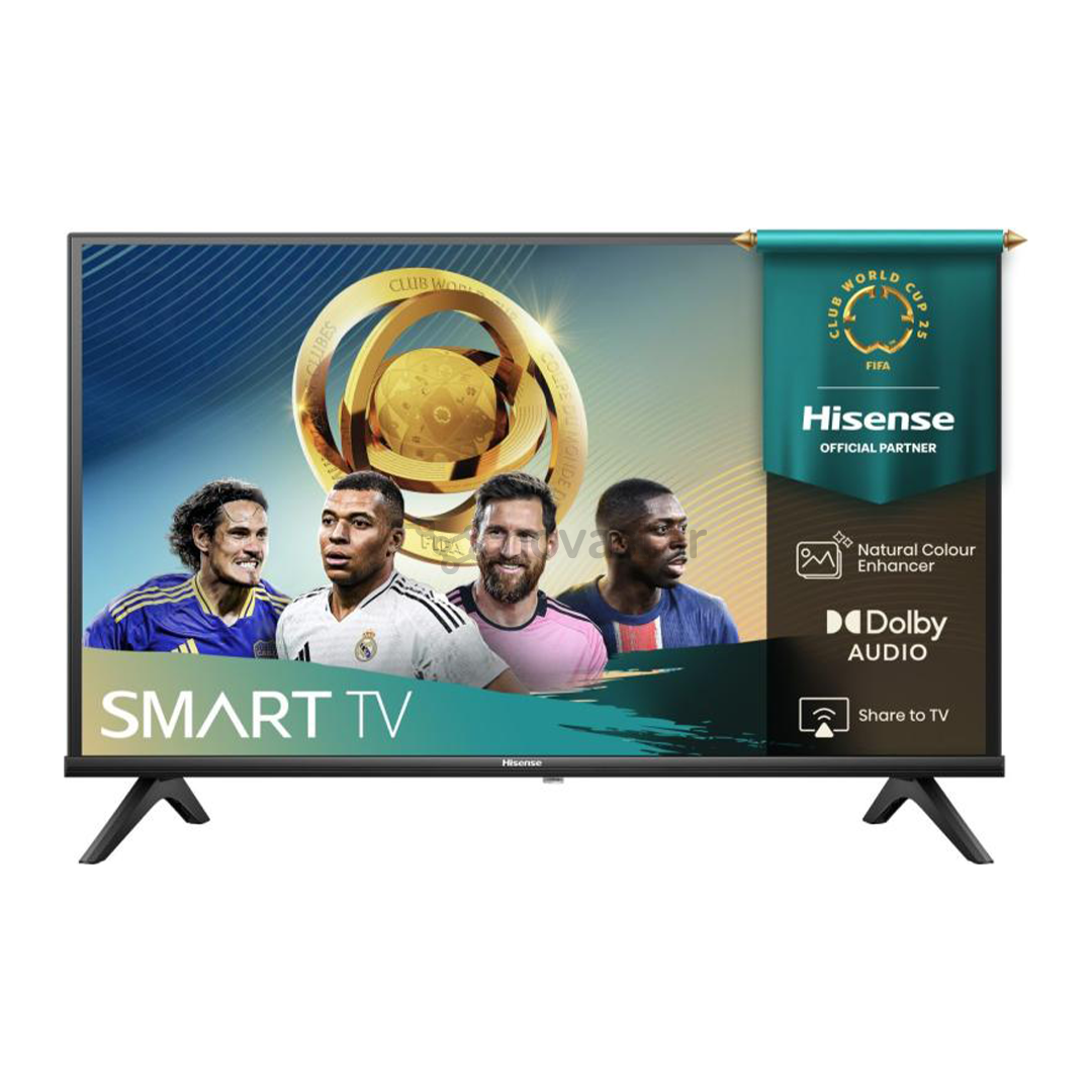 Hisense A4Q, 32'', HD, LED LCD, black - TV