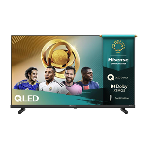 Hisense A5Q, 32'', Full HD, QLED, black - TV 32A5Q