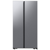 Samsung, NoFrost, 583 L, height 178 cm, silver - SBS šaldytuvas