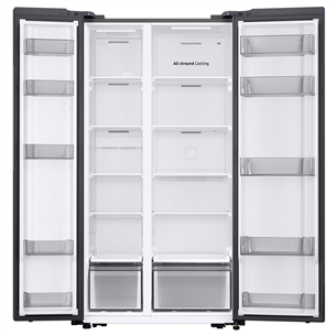 Samsung, NoFrost, 583 L, height 178 cm, silver - SBS šaldytuvas