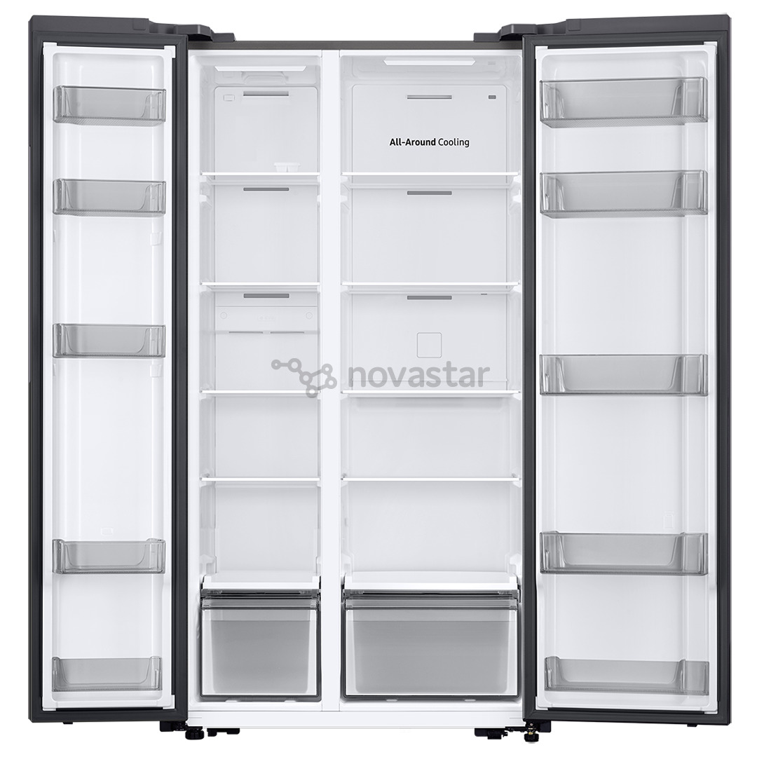 Samsung, NoFrost, 583 L, height 178 cm, silver - SBS šaldytuvas