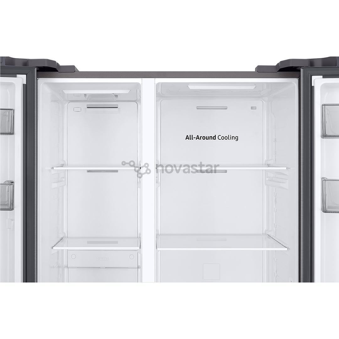 Samsung, NoFrost, 583 L, height 178 cm, silver - SBS šaldytuvas