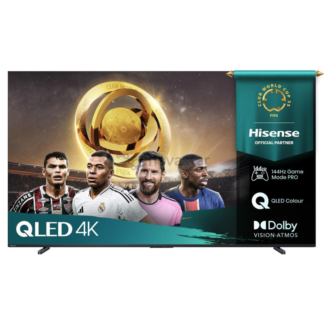 Hisense E7Q PRO, 100'', 4K UHD, QLED, black - TV