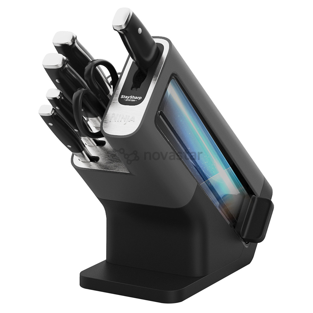 Ninja Foodi StaySharp, 6-piece set - Peilių rinkinys su galąstuvu