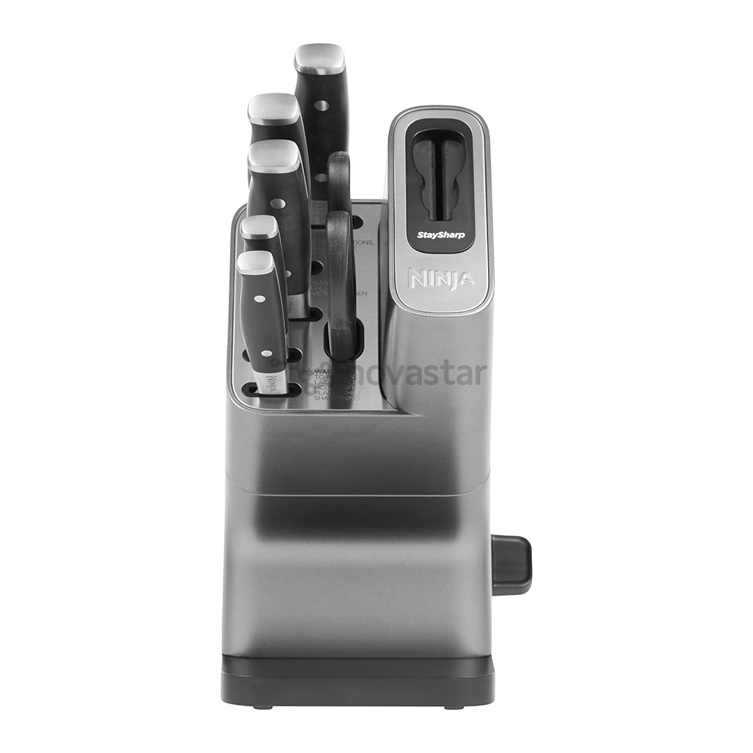 Ninja Foodi StaySharp, 6-piece set - Peilių rinkinys su galąstuvu