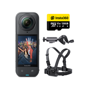 Veiksmo kamera Insta360 X5 Standard Bundle, 8K, 360º, juoda CINSAAHA/CYCLING