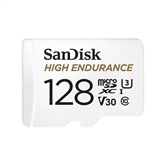 SanDisk High Endurance, MicroSDXC, 128 GB, balta - Atminties kortelė