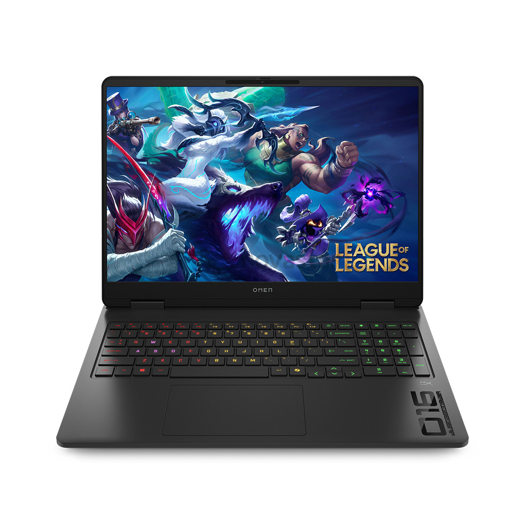 HP Omen 16, 16'', WUXGA, 144 Hz, Ryzen AI 7, 24 GB, 512 GB, ENG, shadow black - Notebook BP7U9EA#ABB