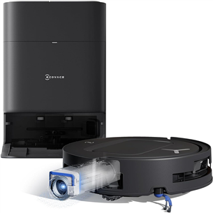 Ecovacs Deebot T80 Omni, wet & dry, juodas - Dulkių siurblys robotas
