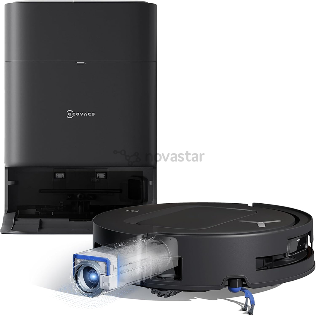 Ecovacs Deebot T80 Omni, wet & dry, juodas - Dulkių siurblys robotas
