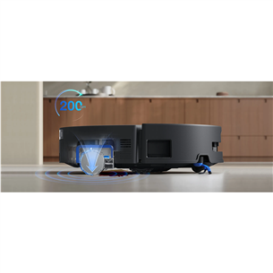 Ecovacs Deebot T80 Omni, wet & dry, juodas - Dulkių siurblys robotas