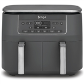 Ninja 6-in-1 Dual Zone, 7.6 L, 2470 W, tamsiai pilka - Karšto oro gruzdintuvė