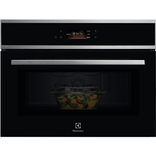 Electrolux, 44 L,microwave function, inox - Built-in compact oven with grill EVM8E09X