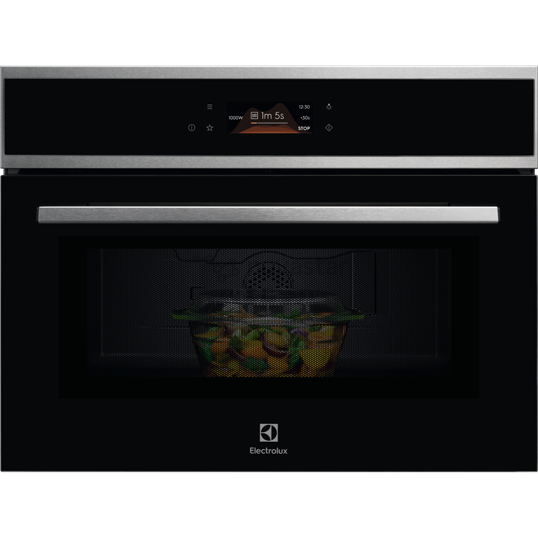 Electrolux, 44 L,microwave function, inox - Built-in compact oven with grill