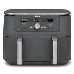 Ninja 6 в 1 Dual Zone, 9,5 л, 2470 Вт, темно-серый - Аэрогриль