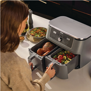 Ninja 6-in-1 Dual Zone, 9.5 L, 2470 W, dark grey - Air fryer