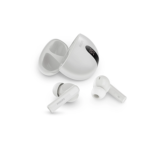 Philips TAT2520, baltos - Belaidės ausinės TAT2520WT/00
