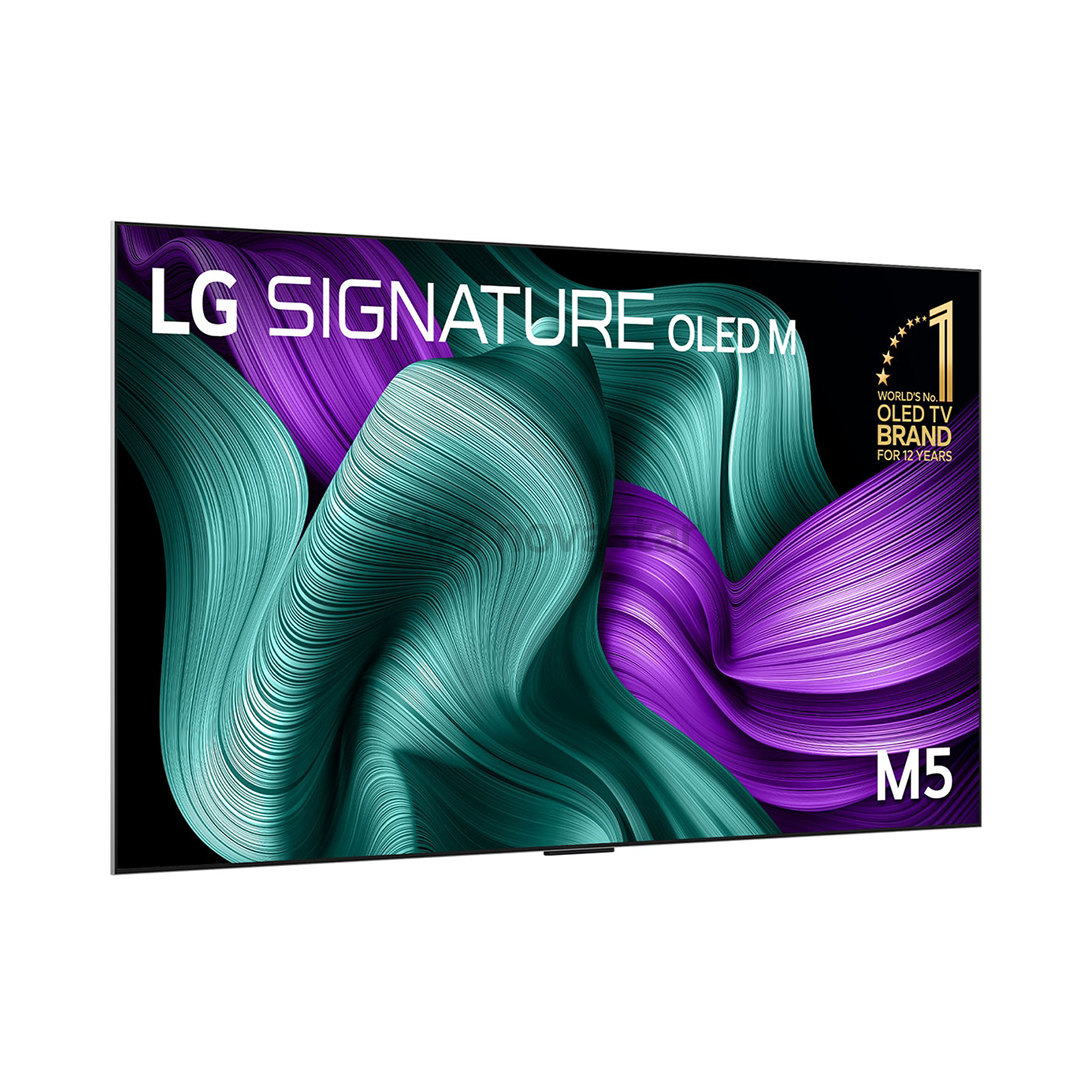 LG Signature OLED Evo AI M5, 97'', 4K UHD, OLED, juodas - Televizorius