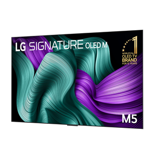 LG Signature OLED Evo AI M5, 97'', 4K UHD, OLED, juodas - Televizorius