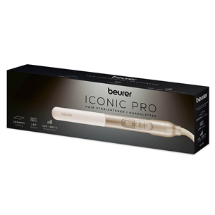 Beurer Iconic Pro, smėlio spalvos - Plaukų tiesintuvas