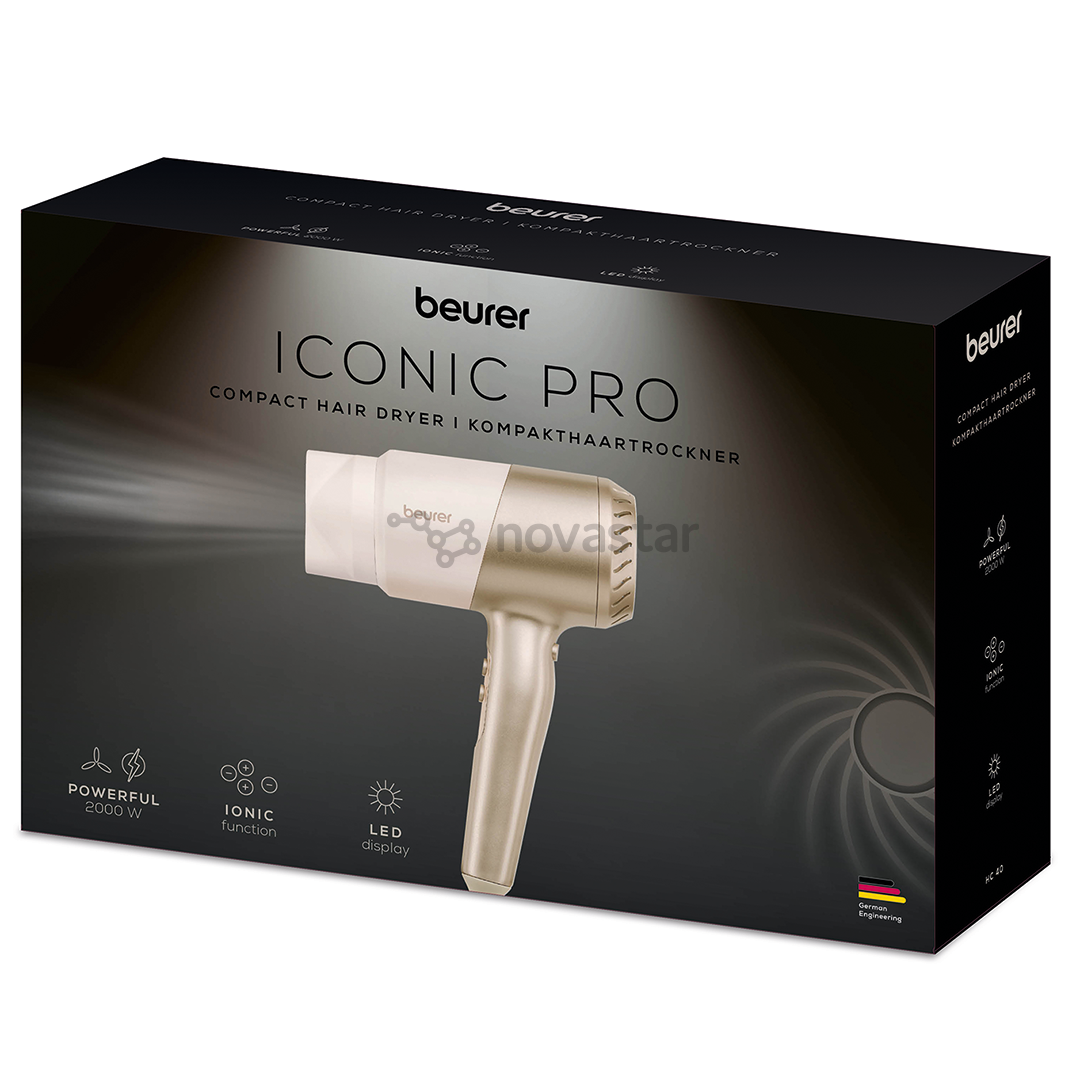 Beurer Iconic Pro, 2000 W, beige - Hair dryer
