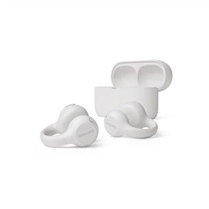 Philips TAQ2000, baltos - Belaidės ausinės