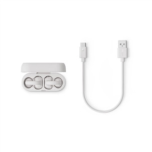 Philips TAQ2000, baltos - Belaidės ausinės