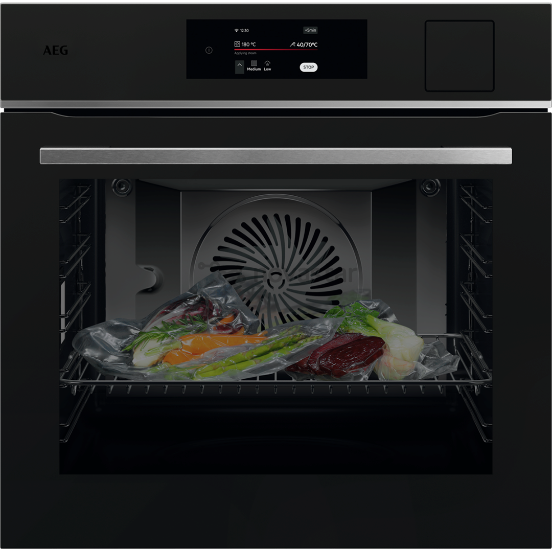 AEG 8000 Series Meal Assist, 70 L, black - Built-in steam oven