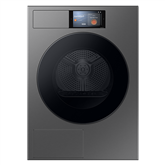 Samsung, heat pump, 9 kg, depth 60 cm, dark silver - Clothes dryer