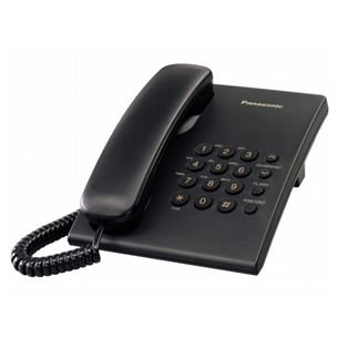 Laidinis telefonas Panasonic KXTS500FXB, Black KXTS500FXB