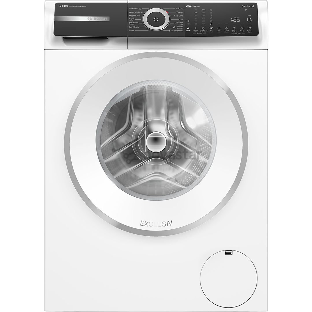 Bosch Series 6, 10 kg, gylis 59 cm, 1600 aps./min. - Skalbimo mašina