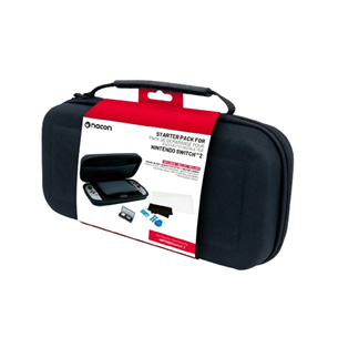 Nacon Starter Pack, Nintendo Switch 2, juodas - Dėklas + ekrano apsauginis stiklas 3665962028256