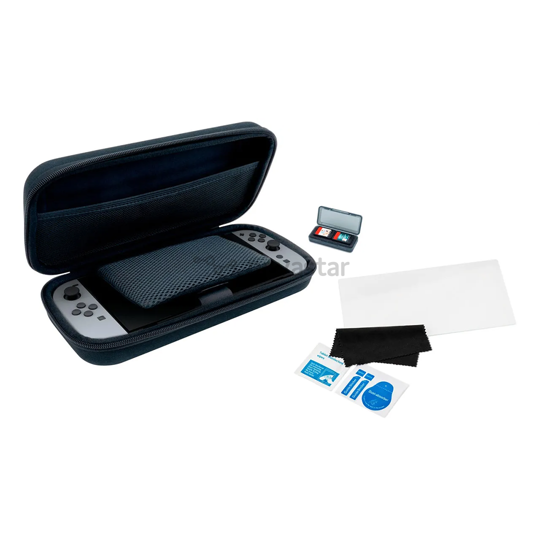 Nacon Starter Pack, Nintendo Switch 2, juodas - Dėklas + ekrano apsauginis stiklas