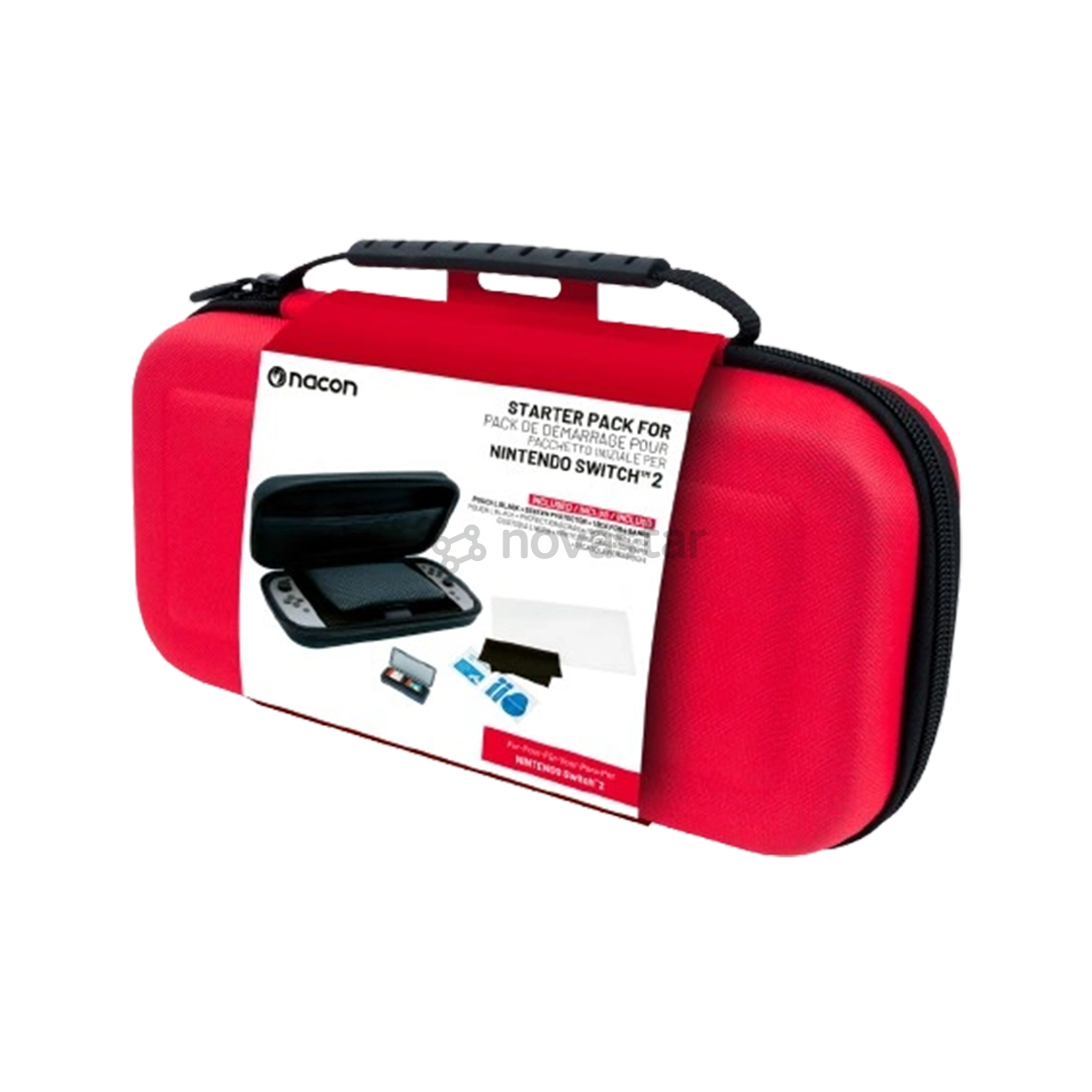 Nacon Starter Pack, Nintendo Switch 2, raudonas - Dėklas