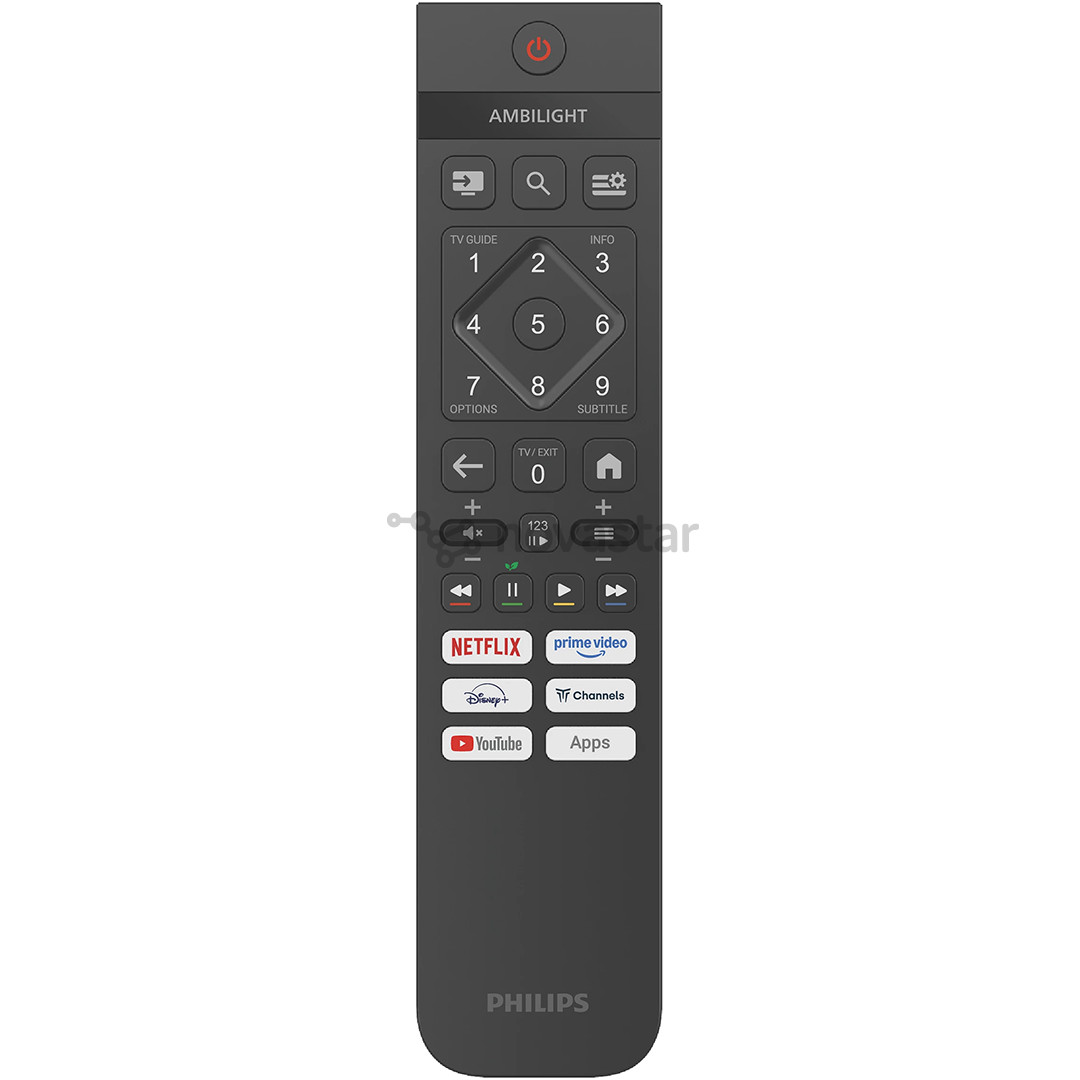 Philips PUS7000, 43", 4K UHD, LED LCD, juodas - Televizorius
