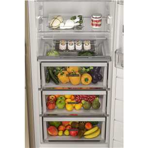 Whirlpool, 306 л, высота 177 cм - Интегрируемый холодильный шкаф