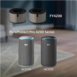 Philips, 4200 Series, HEPA NanoProtect, 2 vnt. - Filtrai oro valytuvui