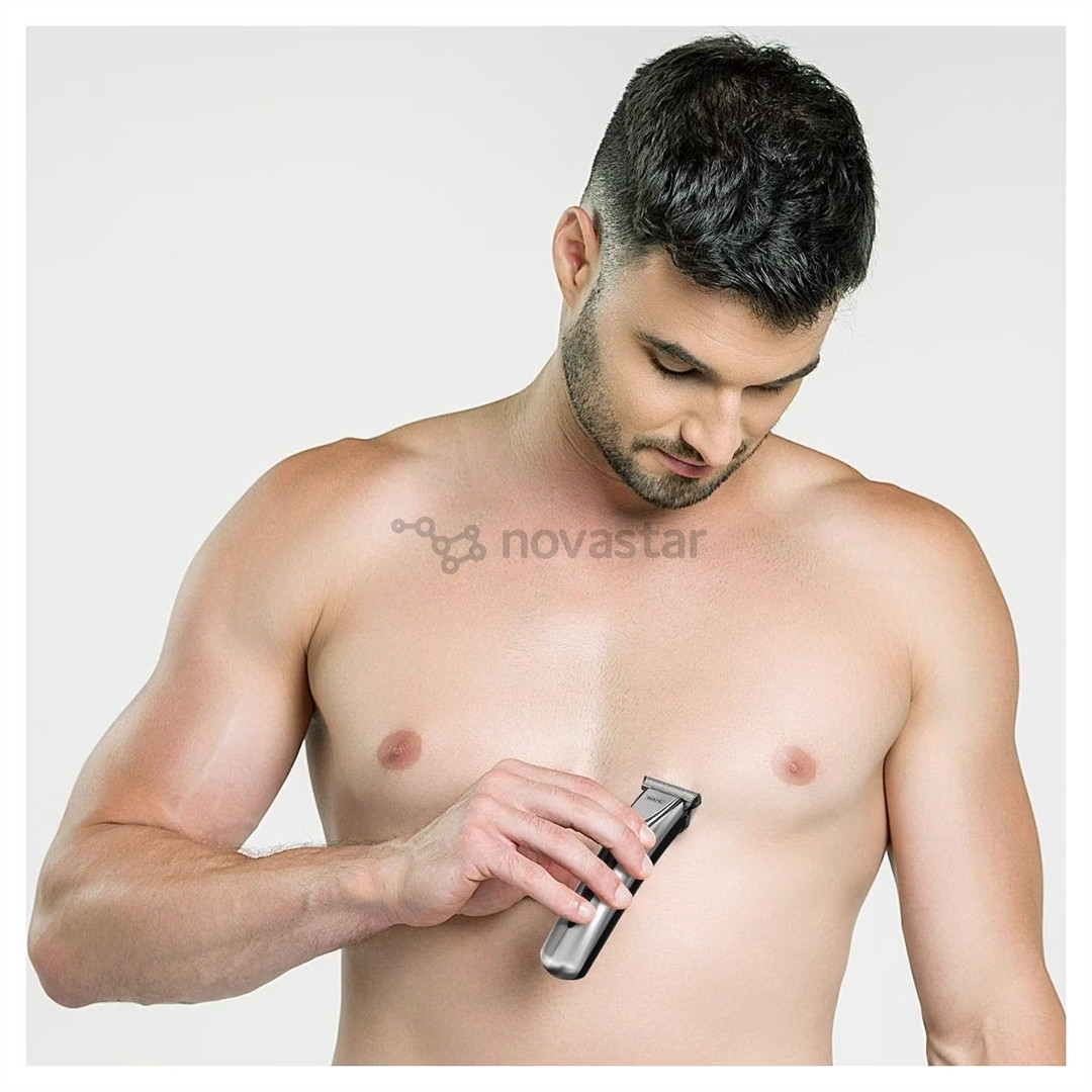 Wahl Elite Groom, sidabro/juodas - Kūno skustuvas