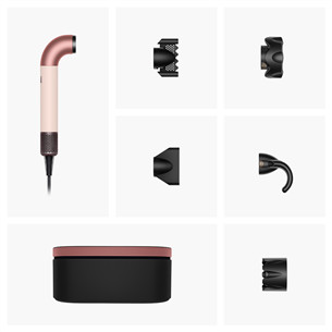 Dyson Supersonic r, Straight+Wavy, Ceramic pink/Rose gold - Hair dryer