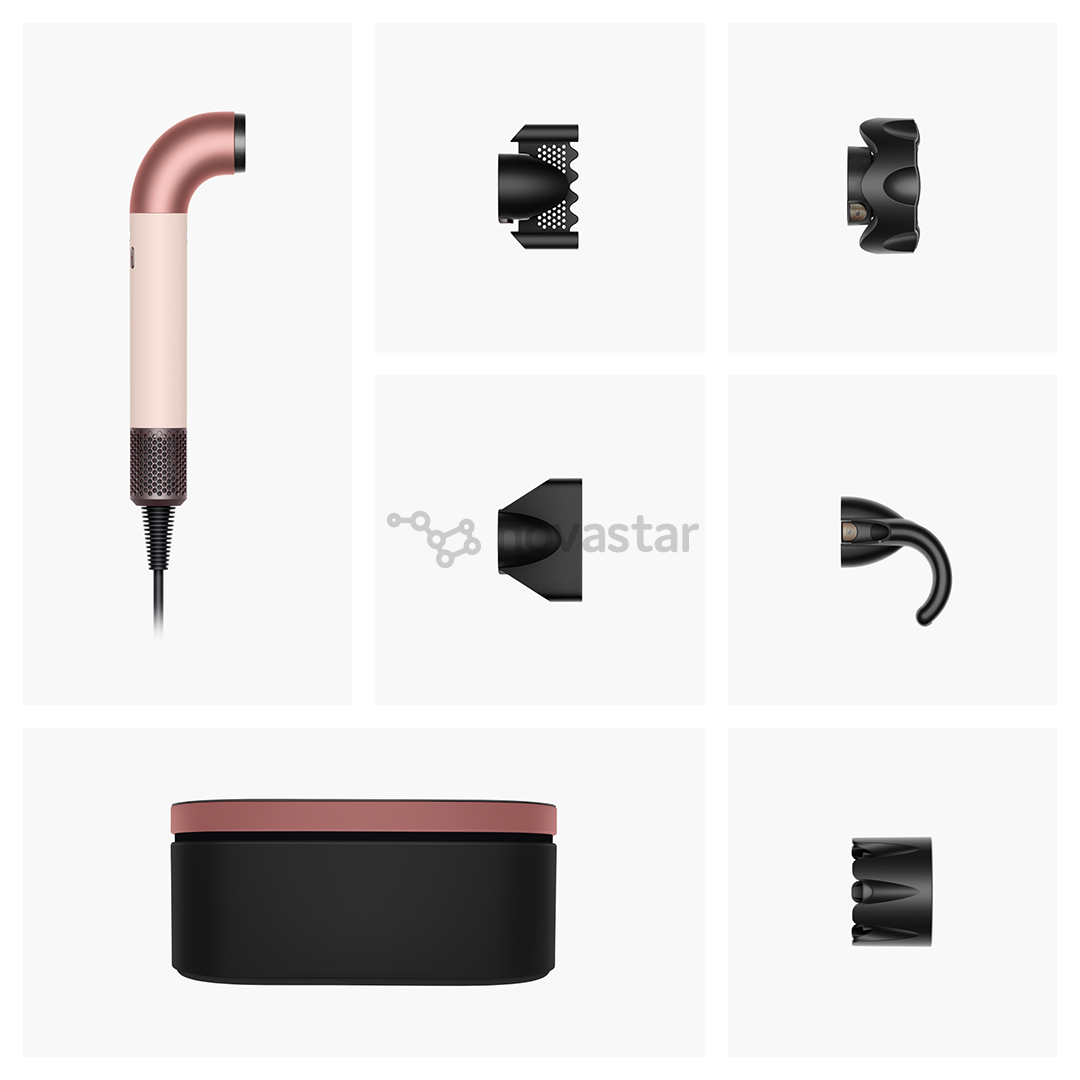 Dyson Supersonic r, Straight+Wavy, Ceramic pink/Rose gold, rožinis - Plaukų džiovintuvas
