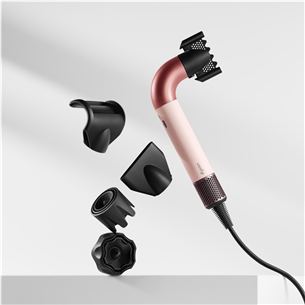 Dyson Supersonic r, Straight+Wavy, Ceramic pink/Rose gold, rožinis - Plaukų džiovintuvas