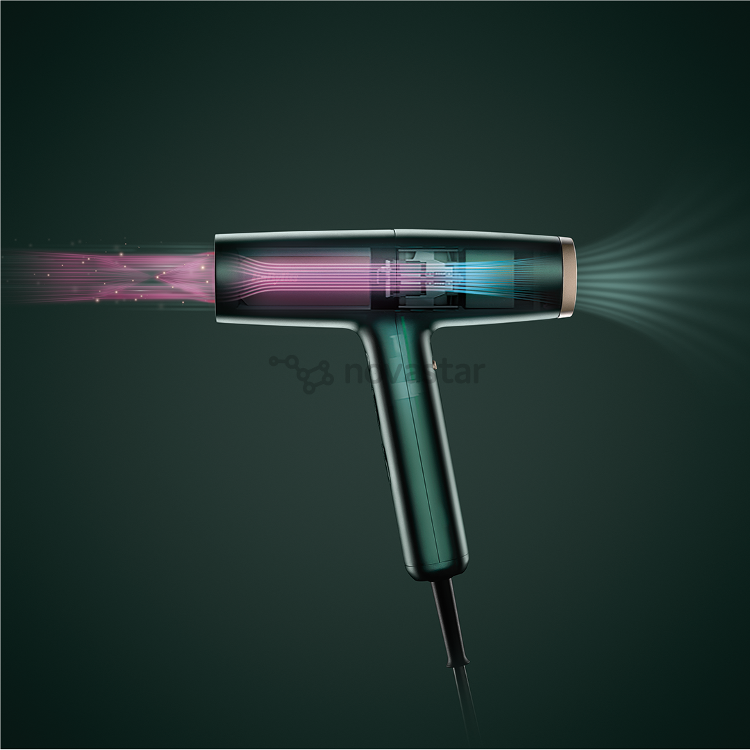Babyliss Air Power Pro, 1700 W, žalias - Plaukų džiovintuvas