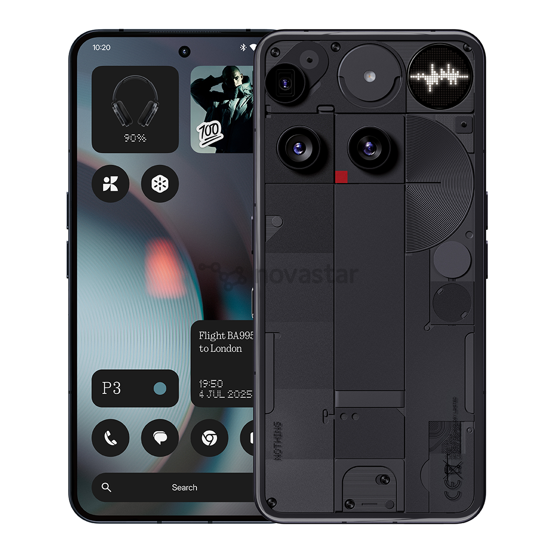 Nothing Phone (3), 16 GB, 512 GB, juodas - Išmanusis telefonas