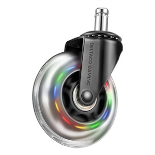 Deltaco GAM-141, 5 vnt., spalvoti - Gumuoti ratukai žaidimų kėdei